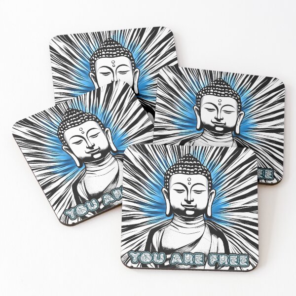 Item preview, You are Free Buddha designed and sold by ZenStickConcept.