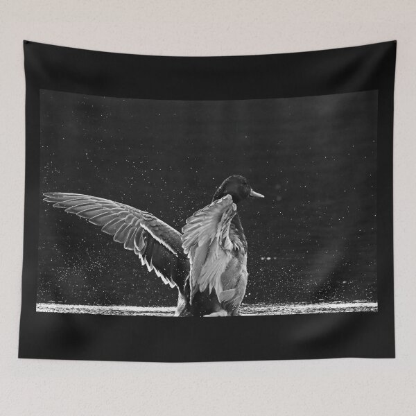 Item preview, Drake Mallard Black And White designed and sold by Deb Oppermann.