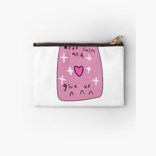 Item preview, Keep calm and give up  designed and sold by Firefly Kitty.