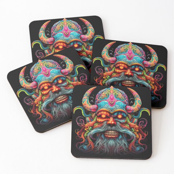 Item preview, Psychedelic Crazy Viking: Berserker's Odyssey designed and sold by PsyCloth.