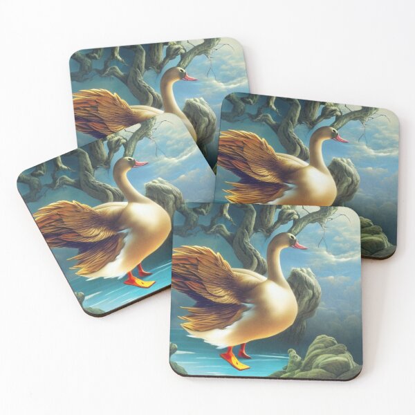 Item preview, Flying Duck , fantasy , dreamy designed and sold by Arte-Vivo.