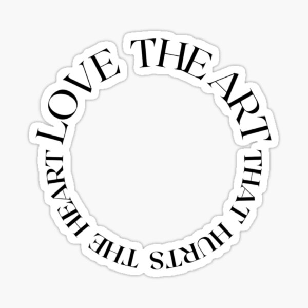 Item preview, Love the art, That hurts the heart! designed and sold by TheOpulentCache.