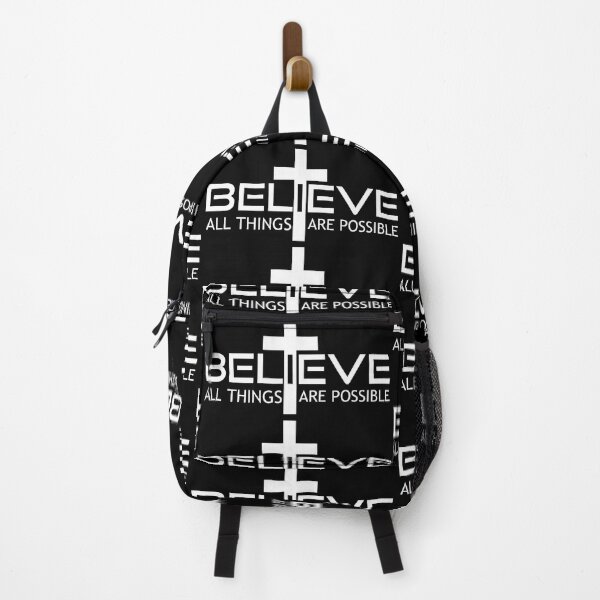 Item preview, JESUS Christ Cross - Believe all things are possible - Christian Gift Store designed and sold by john316store.