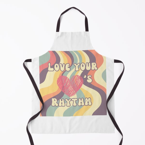 Item preview, Retro vintage design love your hearts rhythm designed and sold by RemieJames.