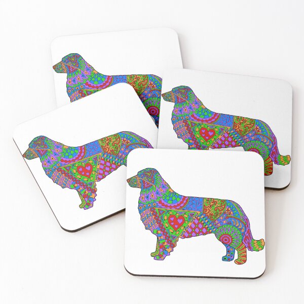 Item preview, Zentangle Aussie with a full tail designed and sold by Justbijou.