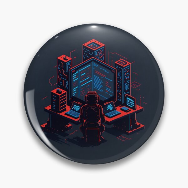 Item preview, Cyber Security Red Team Pixel Art Style designed and sold by mukraker.