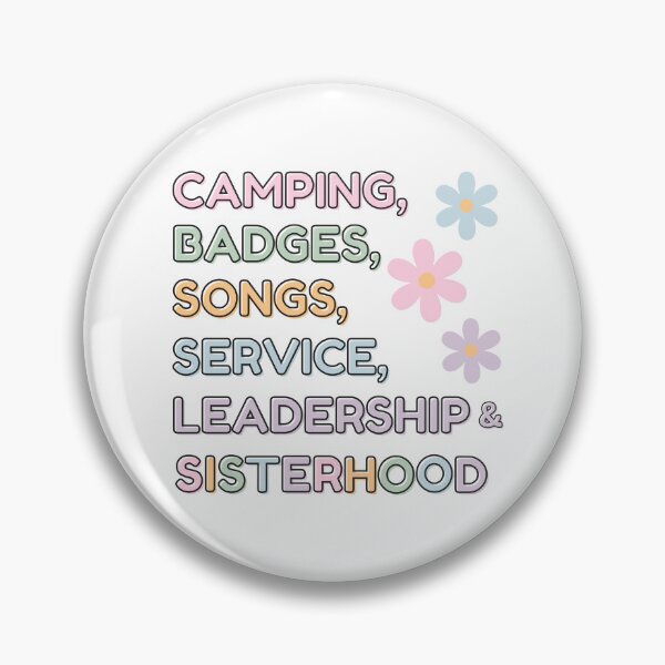 Item preview, Camping, Badges, & Sisterhood designed and sold by Wings 4 You Designs.
