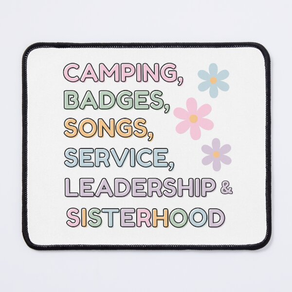 Item preview, Camping, Badges, & Sisterhood designed and sold by Wings 4 You Designs.