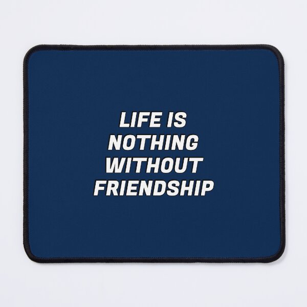 Item preview, Cicero quote on friends - Life is nothing without friendship designed and sold by Inspirationmotivation.