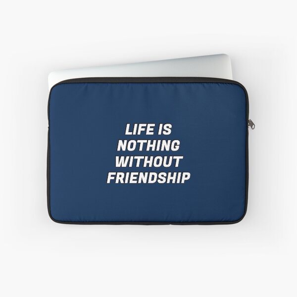 Item preview, Cicero quote on friends - Life is nothing without friendship designed and sold by Inspirationmotivation.