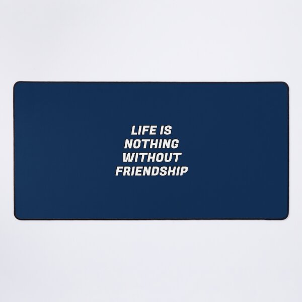 Item preview, Cicero quote on friends - Life is nothing without friendship designed and sold by Inspirationmotivation.