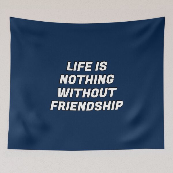 Item preview, Cicero quote on friends  - Life is nothing without friendship  designed and sold by Inspirationmotivation.