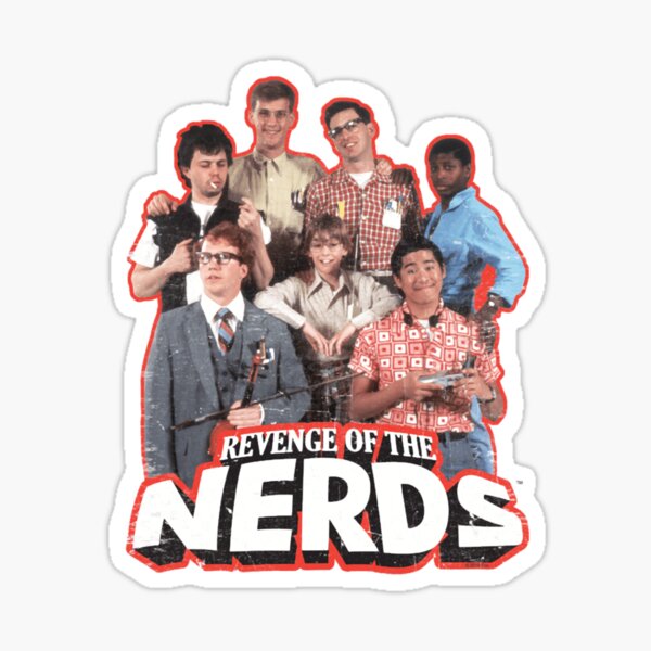 "GroupofNerdsRevengeofTheNerds" Sticker for Sale by shoptienbry7