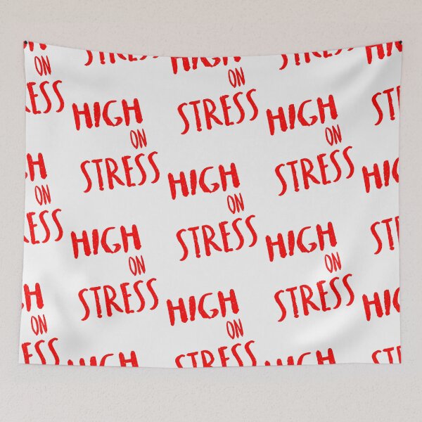 Artikelvorschau, High on Stress Baseball ¾-Ärmel (2) entworfen und verkauft von shoptienbry7.