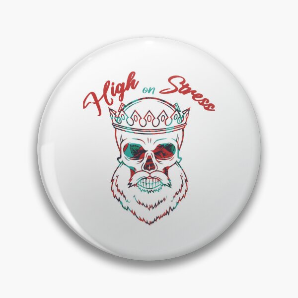 Item preview, High On Stress funny illustration designed and sold by shoptienbry7.