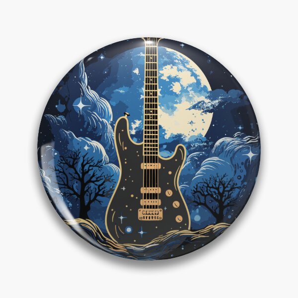 Artikelvorschau, Himmlische Serenade: Galaxy Guitar Design entworfen und verkauft von LOT7Clothing.