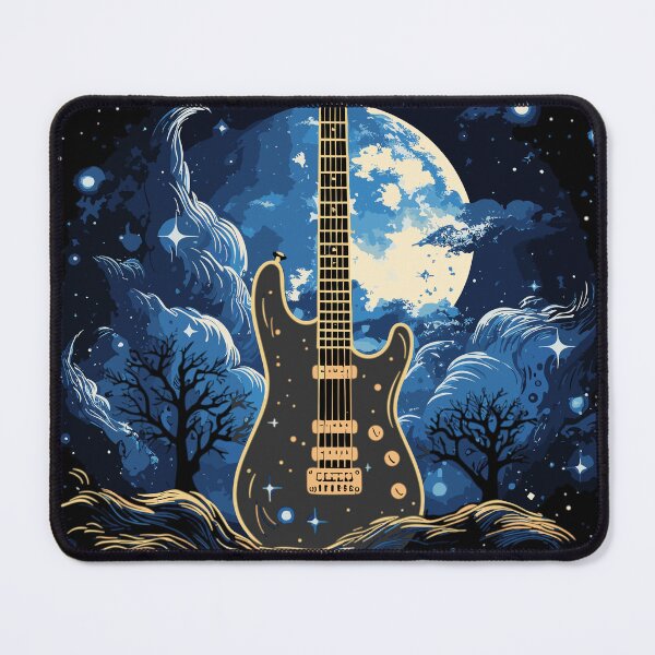 Item preview, Celestial Serenade: Galaxy Guitar Design designed and sold by LOT7Clothing.