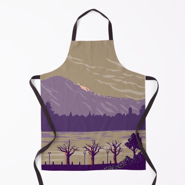 Item preview, Interlaken and the Swiss Alps in Bern Switzerland WPA Art Deco Poster designed and sold by patrimonio.
