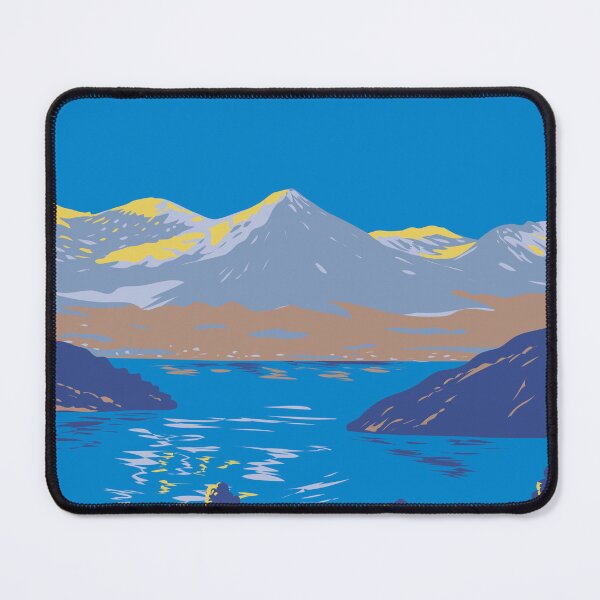 Item preview, Lake Geneva on North Side of Swiss Alps Switzerland WPA Art Deco Poster designed and sold by patrimonio.
