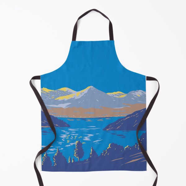Item preview, Lake Geneva on North Side of Swiss Alps Switzerland WPA Art Deco Poster  designed and sold by patrimonio.