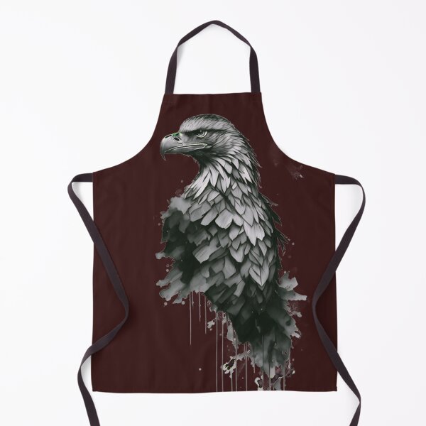 Item preview, profile of a gray eagle designed and sold by Gisely Bispo.