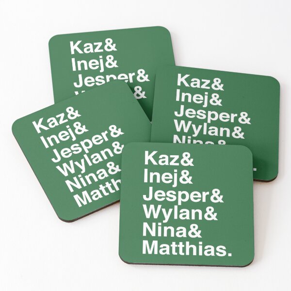 Item preview, Kaz  Inej  Jesper  Wylan  Nina  Matthias. (Six of Crows Inverse)   	 designed and sold by haxgehqsk53.