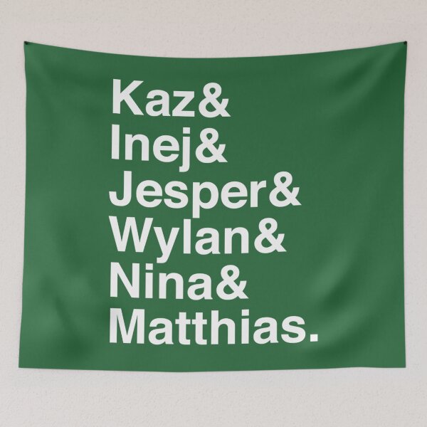 Item preview, Kaz  Inej  Jesper  Wylan  Nina  Matthias. (Six of Crows Inverse)   	 designed and sold by haxgehqsk53.