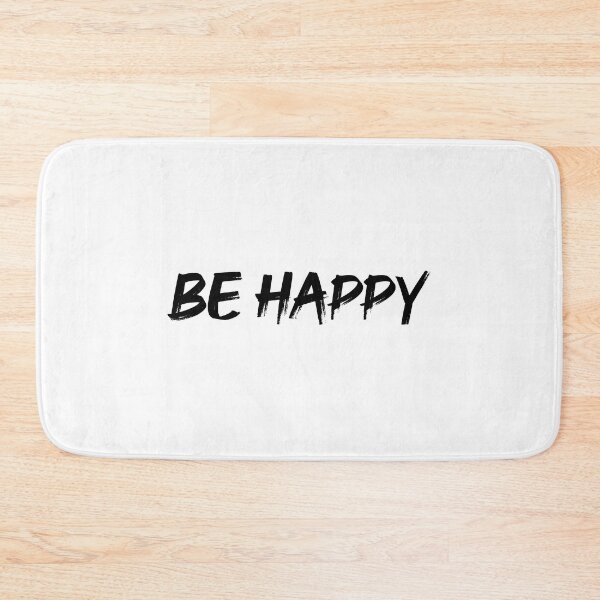 Item preview, BeHappy | Positivity | Positive | Quote | Minimalist | Minimalism | Simple designed and sold by ShoniwDesigns.