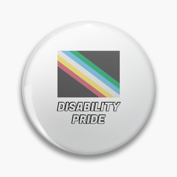 Item preview, Disability Pride Flag   - Disabled Is Not A Dirty Word designed and sold by Inspirationmotivation.
