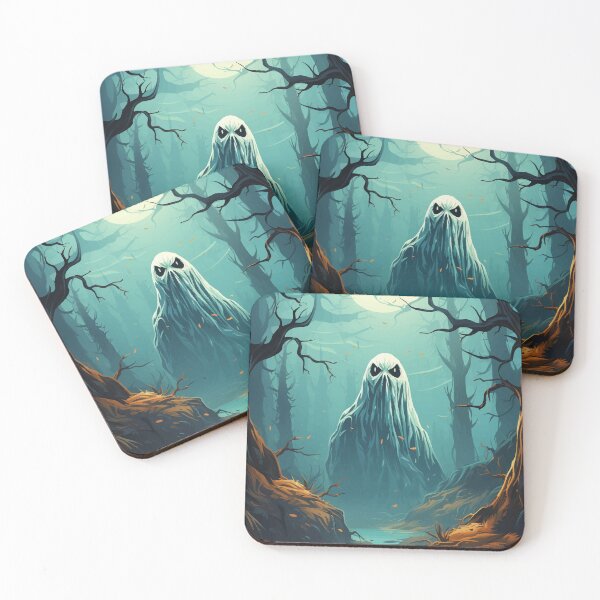 Item preview, Haunted Woods Ghost Evil Spirit Specter Spooky Halloween designed and sold by NearlyNow.