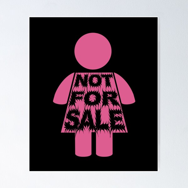 Item preview, I'm Not For Sale Girl Pink designed and sold by SubtleSplit.