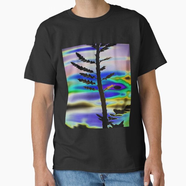 Vista previa del artículo con la obra «Planta con Fondo de Cielo Azul Solarizado», diseñado y vendido por deniselynnimage.