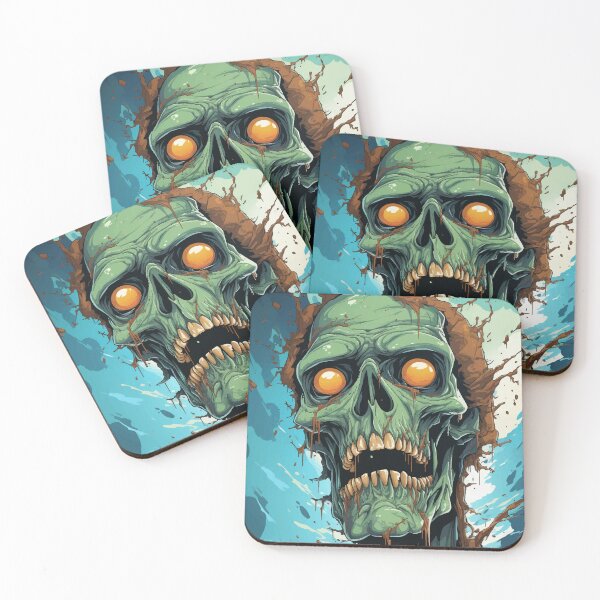 Item preview, Rotten Zombie Head Corpse Creepy Spooky Halloween Funny Gift designed and sold by NearlyNow.