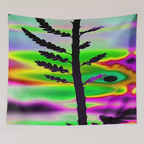 Item preview, Plant with Sky Background Lime Green designed and sold by deniselynnimage.