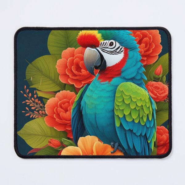 Item preview, Parrot With Flowers designed and sold by Angelle55.