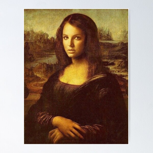 Item preview, Britney Mona Lisa spears designed and sold by AngelzThingz.