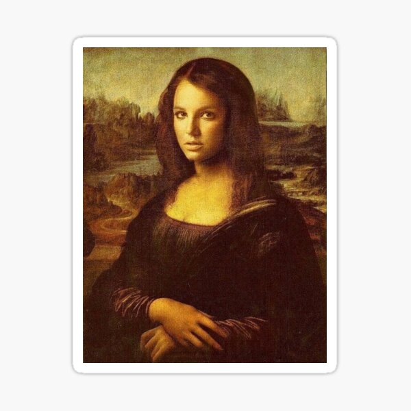 Item preview, Britney Mona Lisa spears designed and sold by AngelzThingz.