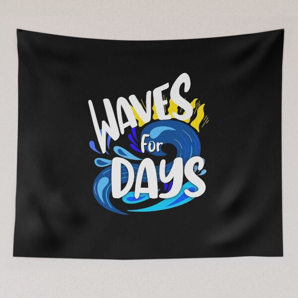 Item preview, Waves For Days, Beach Life designed and sold by orangeblue21.