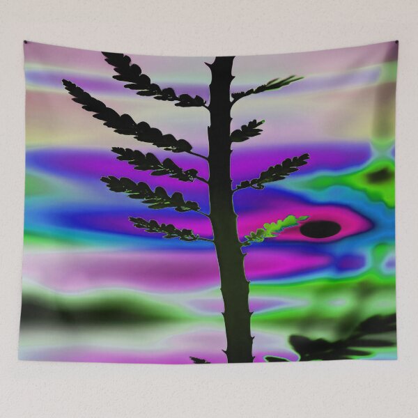 Item preview, Plant with Sky Background Purple designed and sold by deniselynnimage.