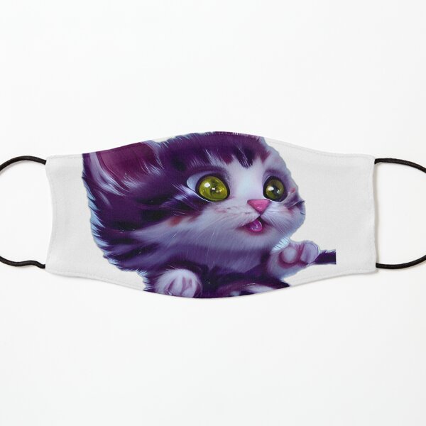 Purple Cat/dog Therian Mask 