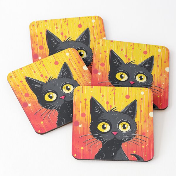 Item preview, Mysterious Black Cat: Fiery Fusion designed and sold by Apatche Revealed.