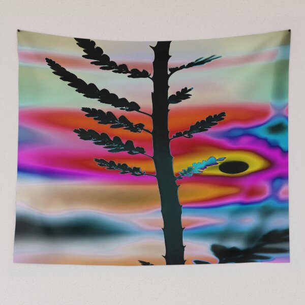 Item preview, Plant with Sky Background Solarize Red designed and sold by deniselynnimage.