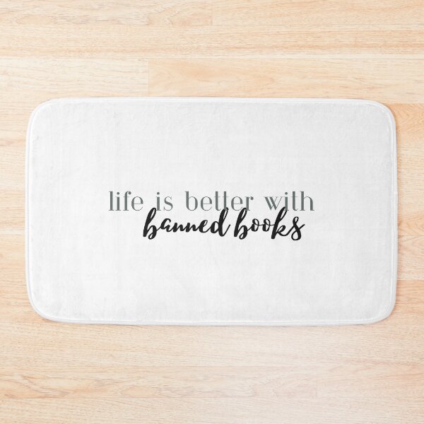 Item preview, Life is Better with Banned Books | Banned Books | Book Lover | Book Life | Reader | Book Girl | Kindle | Minimalist designed and sold by ShoniwDesigns.
