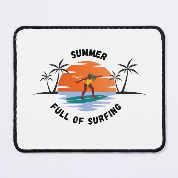 Item preview, Summer Full of Surfing, Surf Life, Beach Vibes, Palm Trees, Retro, Surfer, Summer Vibes, Wave Rider Design designed and sold by Mgibsonphoto.