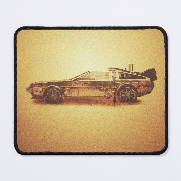 Item preview, Lost in the Wild Wild West! (Golden Delorean Doubleexposure Art) designed and sold by badbugs.