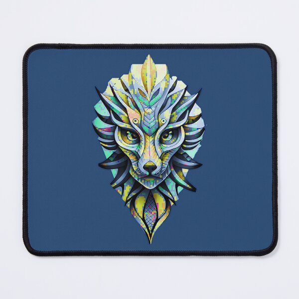 Item preview, Lion Diamond, 3D Face, Bones technical tattoo designed and sold by RockTatoo.