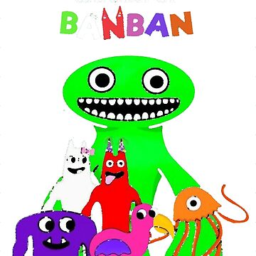 Garten of Banban Characters - Jumbo Josh Fanart Sticker for Sale by  niahupshaws