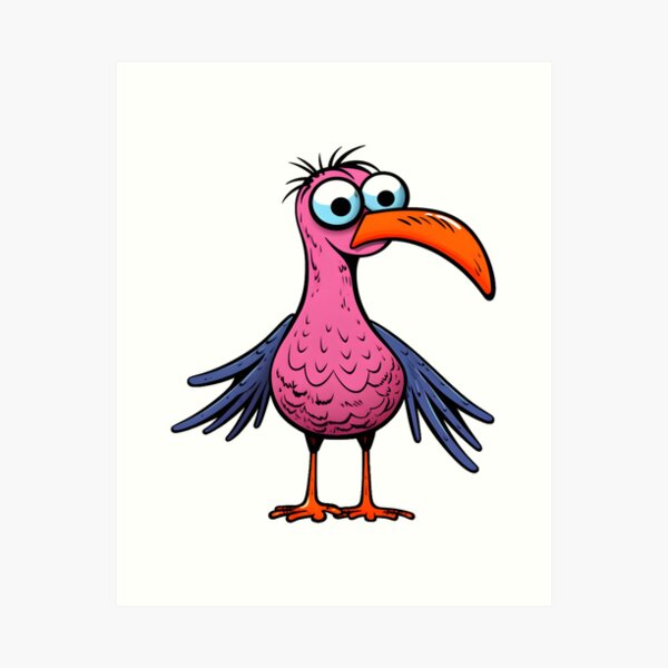 Opila Bird Vector, Bird Cartoon, Cute Bird, Monster Birds PNG and Vector  with Transparent Background for Free Download