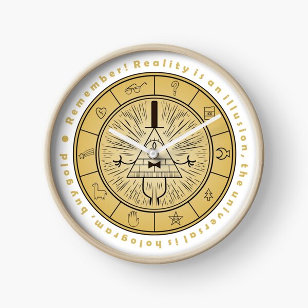 Bill Cipher Gravity Falls Clock