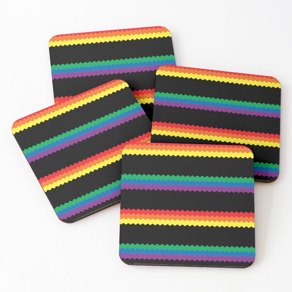 Item preview, Geometric Rainbow Stripes designed and sold by mamahellfire31.